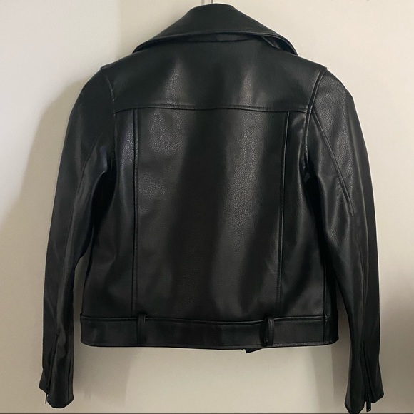 NWOT Oak & Fort/ Veg Leather Moto Jacket - Picture 6 of 8